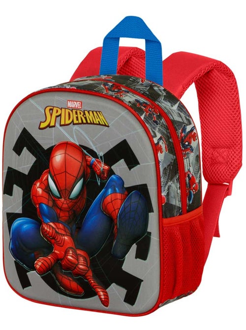 Marvel homem-aranha symbol mochila 3d elite, cinza - Kiabi