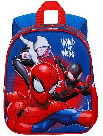 Marvel Homem-Aranha Word Mochila 3D Elite, Azul