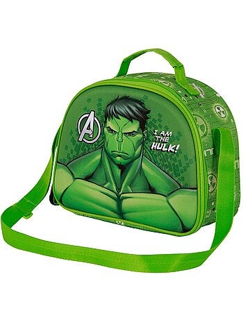 Marvel Hulk Rage Lancheira 3D, Verde