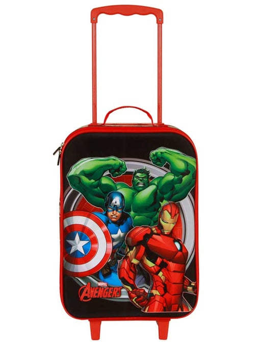 Marvel Os Vingadores Almighty Mala Trolley Soft 3D, Vermelha - Kiabi