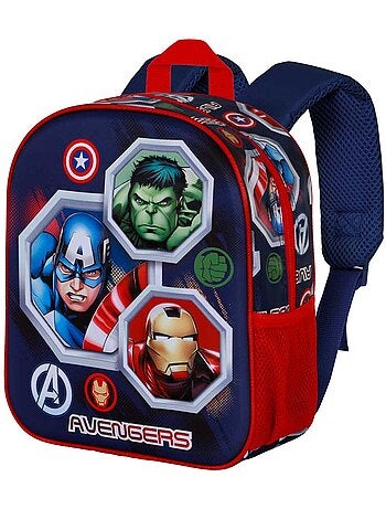 Marvel os vingadores assemble mochila 3d elite, multicolorido