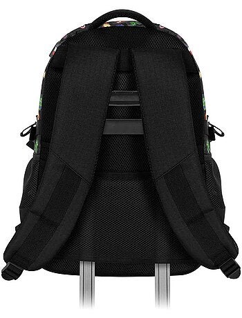 Marvel Os Vingadores Chibi Mochila Running PLUS, Preta
