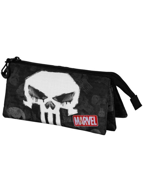 Marvel Punisher Skull Estojo Triplo, Preta - Kiabi