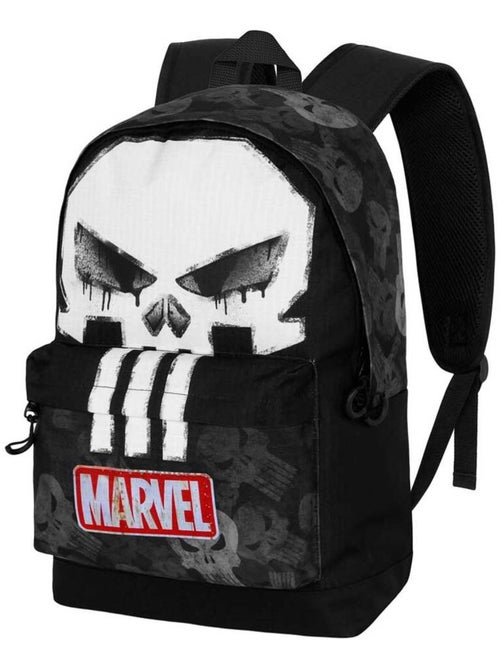 Marvel Punisher Skull Mochila HS FAN 2.2, Preta - Kiabi Marvel Punisher Skull Mochila HS FAN 2.2, Preta - Kiabi