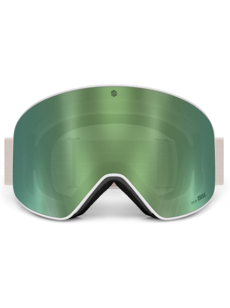 Máscara de ski com lente zeiss Branco - Kiabi