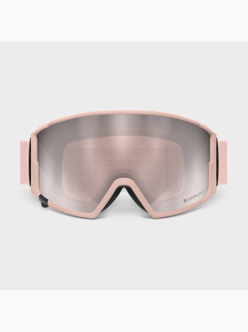 Máscara para snowboard e ski Rosa - Kiabi