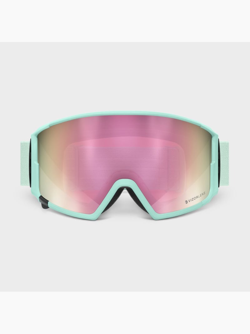 Máscara para snowboard e ski Verde - Kiabi