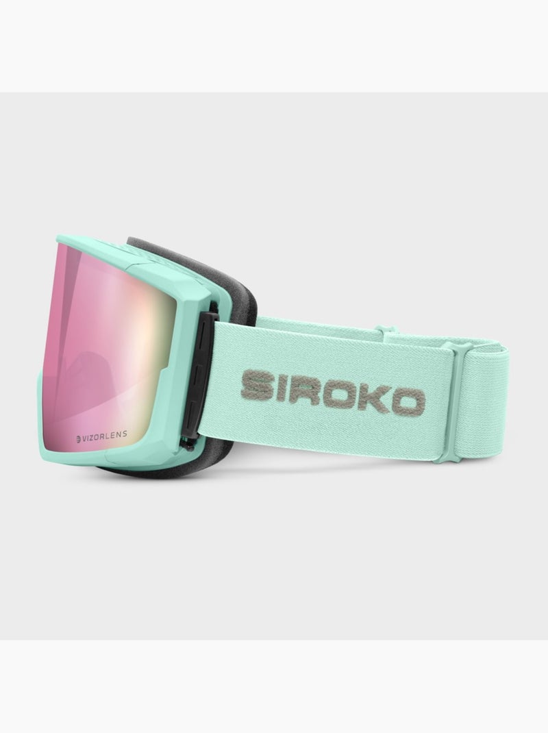 Máscara para snowboard e ski Verde - Kiabi