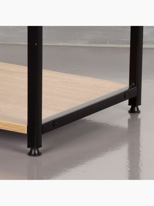 Max home armário lateral de cozinha em madeira e aço 60x40x82 cm - Kiabi