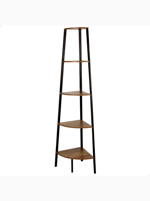 Max home estante de canto fixa em madeira com 5 prateleiras 35x35x135 cm - Kiabi