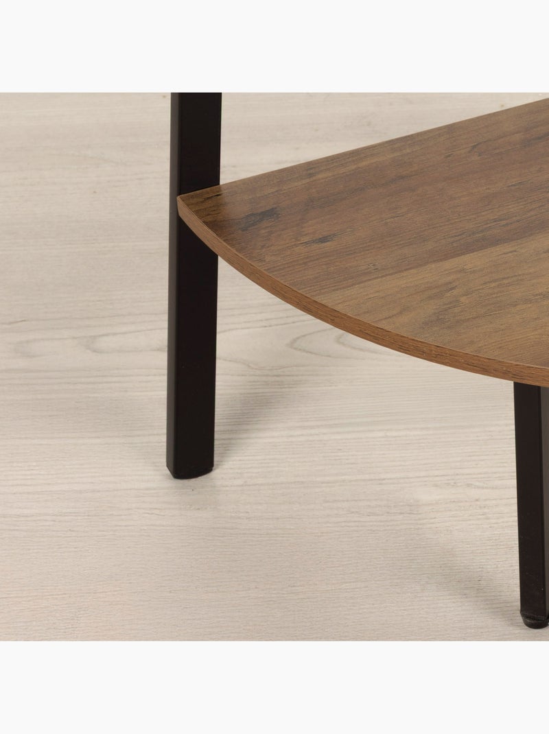 Max home estante de canto fixa em madeira com 5 prateleiras 35x35x135 cm Madeira natural - Kiabi