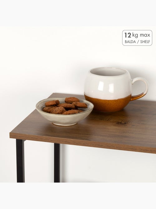 Max home estante de madeira com rodas 3 prateleiras 48x30x62 cm - Kiabi