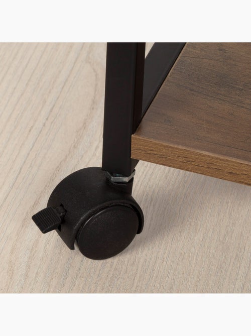 Max home estante de madeira com rodas 3 prateleiras 48x30x62 cm - Kiabi