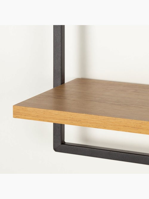 Max home estante de parede em madeira 1 prateleira 65x20x35 cm - Kiabi