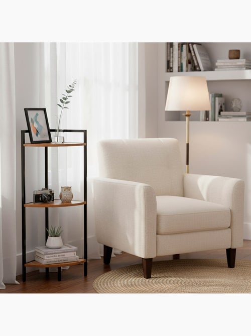 Max home estante fixa de canto em madeira 3 prateleiras 24x24x80 cm - Kiabi
