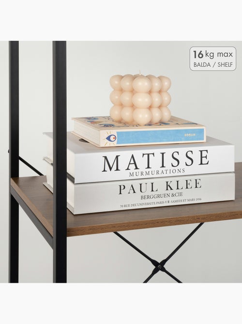 Max home estante fixa de madeira 4 prateleiras 60x30x120 cm - Kiabi