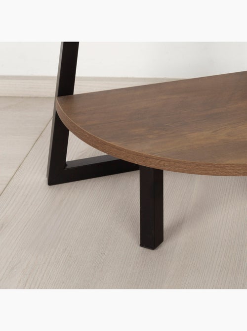 Max home estante fixa de madeira de canto com escada 4 prateleiras 30x30x135 cm - Kiabi