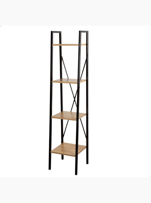 Max home estantes de madeira em escada 4 prateleiras 34x32x148 cm - Kiabi
