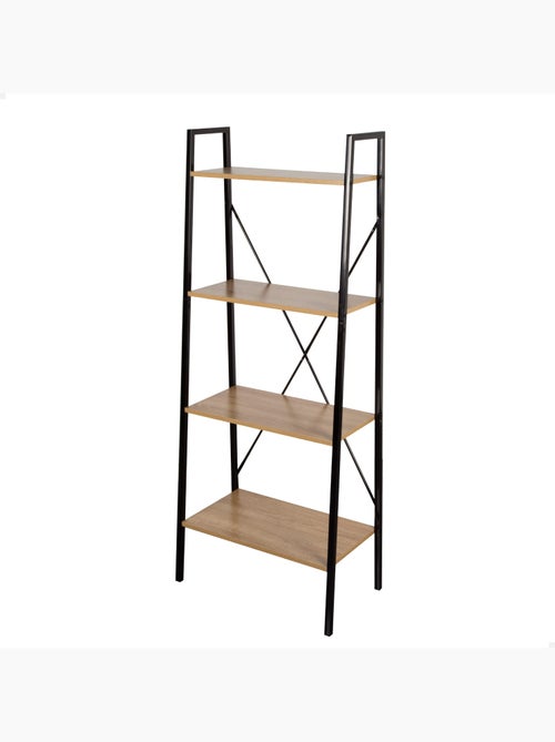 Max home estantes de madeira em escada 4 prateleiras 60x32x148 cm - Kiabi