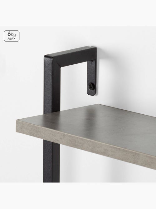 Max home estantes de parede com efeito cimento 3 prateleiras 40x12x55 cm - Kiabi