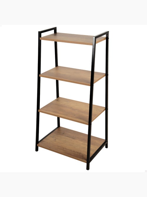 Max home estantes fixas de madeira em escada 4 prateleiras 43x30x90 cm - Kiabi
