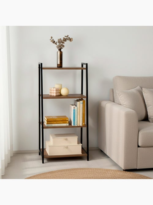 Max home estantes fixas de madeira em escada 4 prateleiras 43x30x90 cm - Kiabi