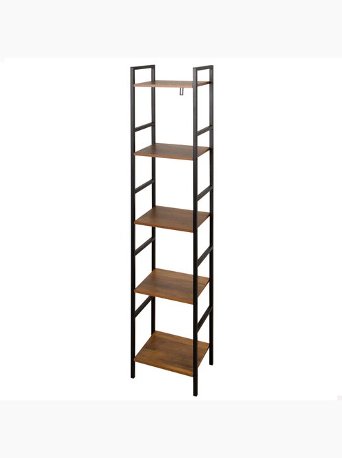 Max home estantes fixas de madeira reforçadas 5 prateleiras 30x24x144 cm - Kiabi