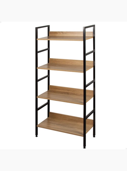 Max home prateleira de madeira 4 prateleiras 60x28x126 cm - Kiabi