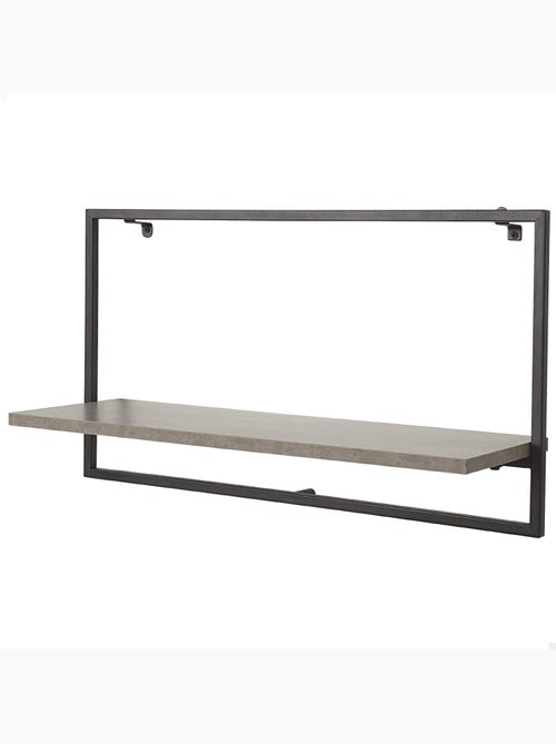 Max home prateleira de parede com efeito cimento 1 prateleira 65x20x35 cm - Kiabi