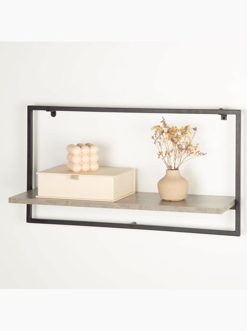 Max home prateleira de parede com efeito cimento 1 prateleira 65x20x35 cm - Kiabi