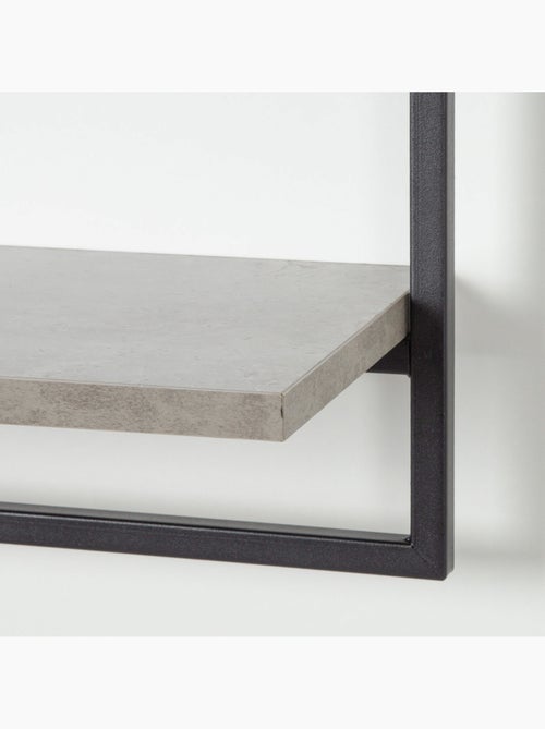 Max home prateleira de parede com efeito cimento 1 prateleira 65x20x35 cm - Kiabi