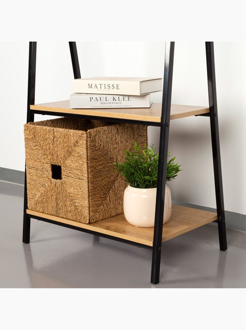 Max home roupa burro madeira e aço 2 prateleiras 64x40x150 cm - Kiabi