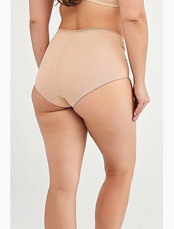 Maxi cueca slip de cintura subida 2 peças penti