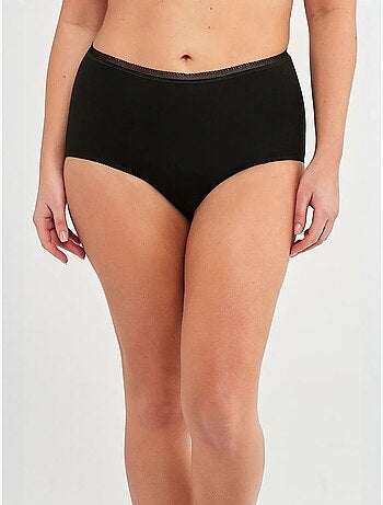 Maxi cueca slip de cintura subida 2 peças penti