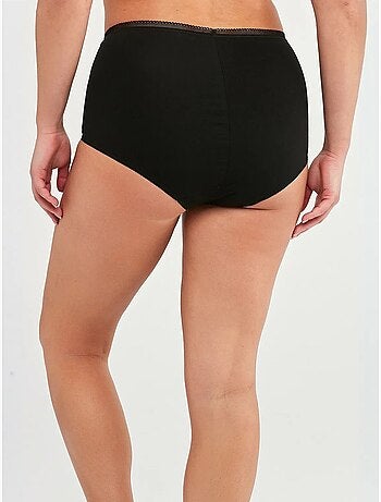 Maxi cueca slip de cintura subida 2 peças penti