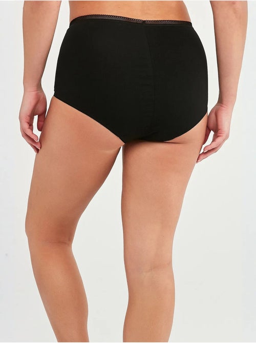 Maxi cueca slip de cintura subida 2 peças penti - Kiabi Maxi cueca slip de cintura subida 2 peças penti - Kiabi