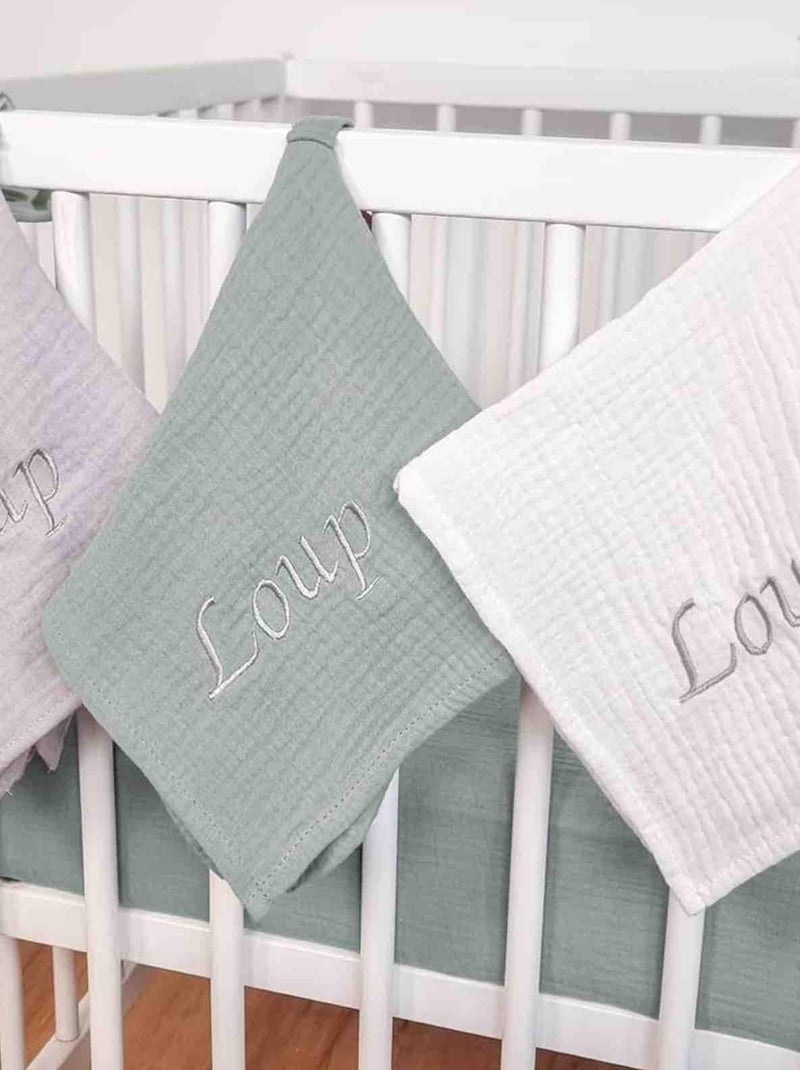 Maxi fralda para bebé em gaze de algodão | sevira kids Cinza - Kiabi