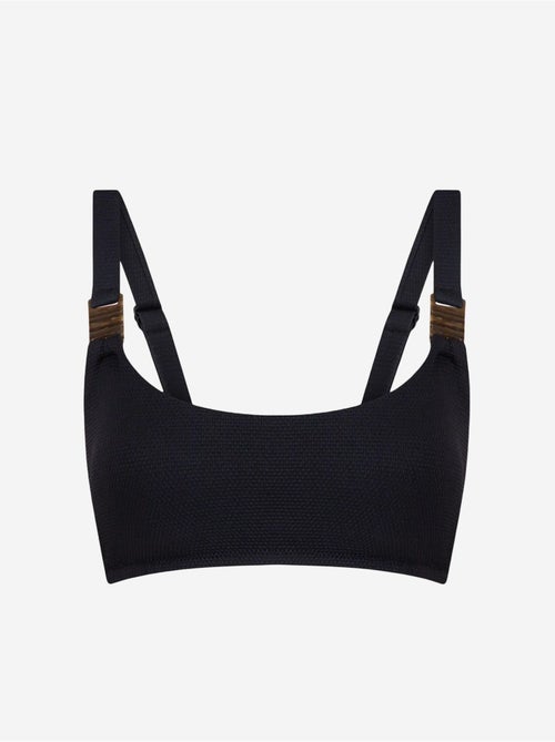 Maya top de biquíni com alças e detalhe de acessório penti - Kiabi Maya top de biquíni com alças e detalhe de acessório penti - Kiabi