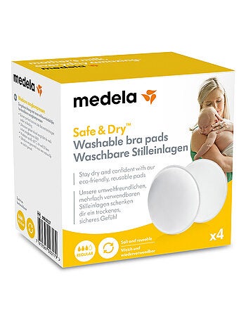 Medela - absorventes laváveis - conjunto de 4 - ultraabsorventes