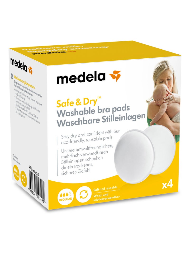 Medela - absorventes laváveis - conjunto de 4 - ultraabsorventes Transparente - Kiabi