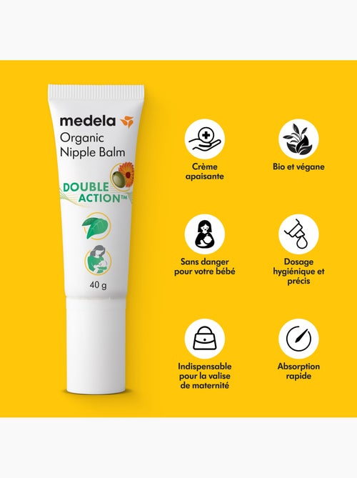 Medela - bálsamo dupla ação™ bio para mamilos 40 g - alivia e nutre - Kiabi Medela - bálsamo dupla ação™ bio para mamilos 40 g - alivia e nutre - Kiabi