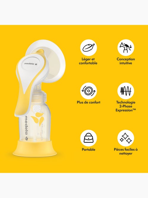 Medela - bomba de leite manual harmony flex™ - ergonômica e leve - Kiabi Medela - bomba de leite manual harmony flex™ - ergonômica e leve - Kiabi