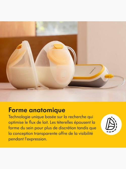Medela - bomba tira leite eléctrica dupla freestyle hands free 21mm / 24mm - discreta e portátil - Kiabi