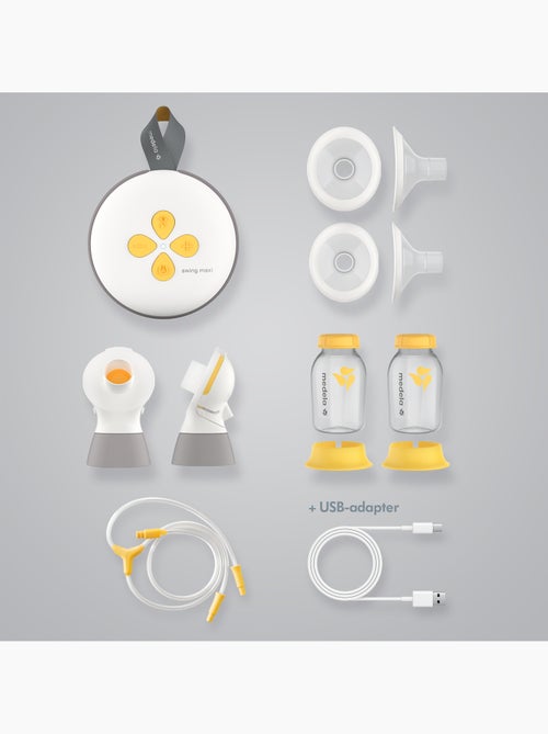 Medela - bomba tira leite eléctrica dupla swing maxi rd 21 mm / 24 mm - bombeamento rápido - Kiabi Medela - bomba tira leite eléctrica dupla swing maxi rd 21 mm / 24 mm - bombeamento rápido - Kiabi