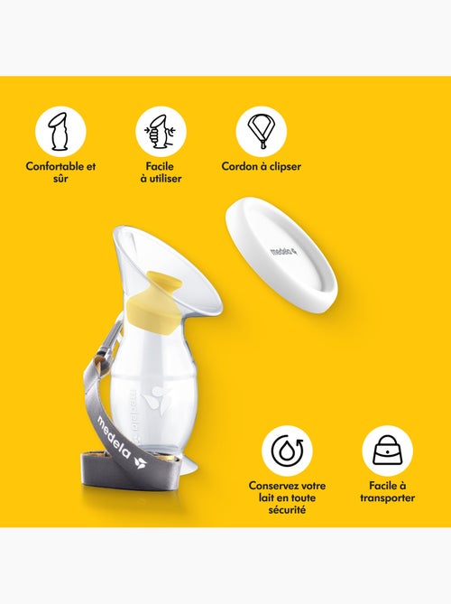 Medela - coletor de leite de silicone - coletor de amamentação - Kiabi
