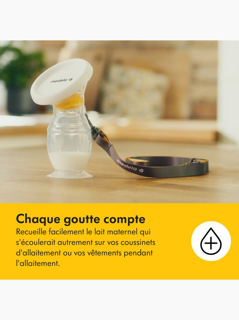 Medela - coletor de leite de silicone - coletor de amamentação Transparente - Kiabi