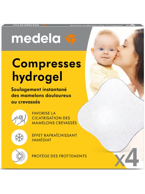 Medela - compressas de hidrogel - conjunto de 4 - alívio imediato - Kiabi