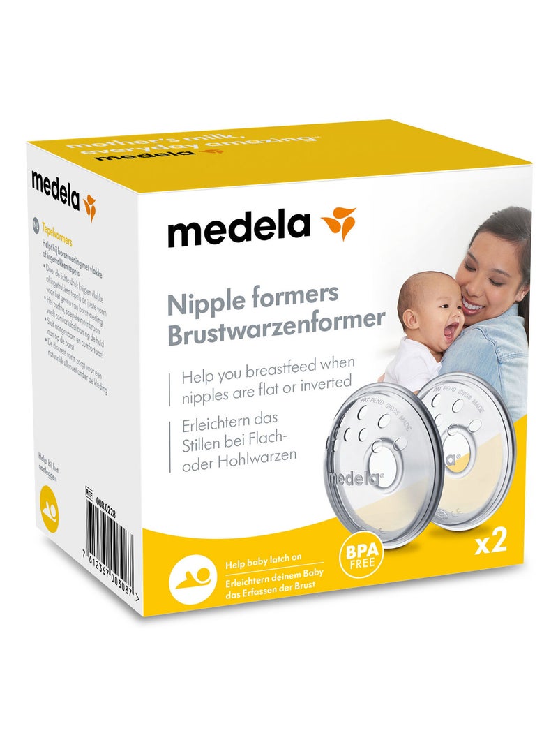 Medela - modeladores de mamilos - conjunto de 2 - preparação para amamentação Transparente - Kiabi