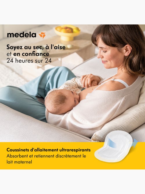 Medela - pensos de amamentação ultra respiráveis - conjunto de 60 - absorventes, finos e discretos - Kiabi Medela - pensos de amamentação ultra respiráveis - conjunto de 60 - absorventes, finos e discretos - Kiabi