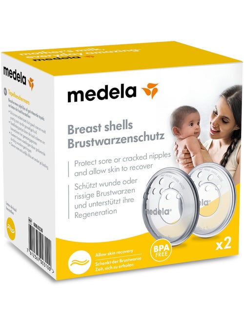 Medela - protetores de mamilos - conjunto de 2 - amamentação sem dor - Kiabi